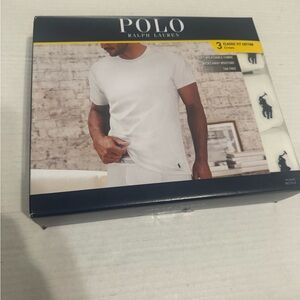 Polo by Ralph Lauren Men's Classic White Tee 3-Pack